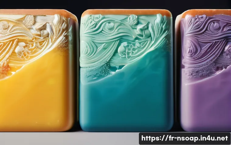 천연비누와 인공 비누 차이 - Here are three detailed image generation prompts in English, designed to capture the essence of natu...